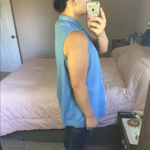 Vintage Denim Asian Style Tunic - Picture 3 of 8